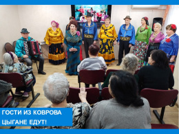 Гости из Коврова порадовали цыганской программой